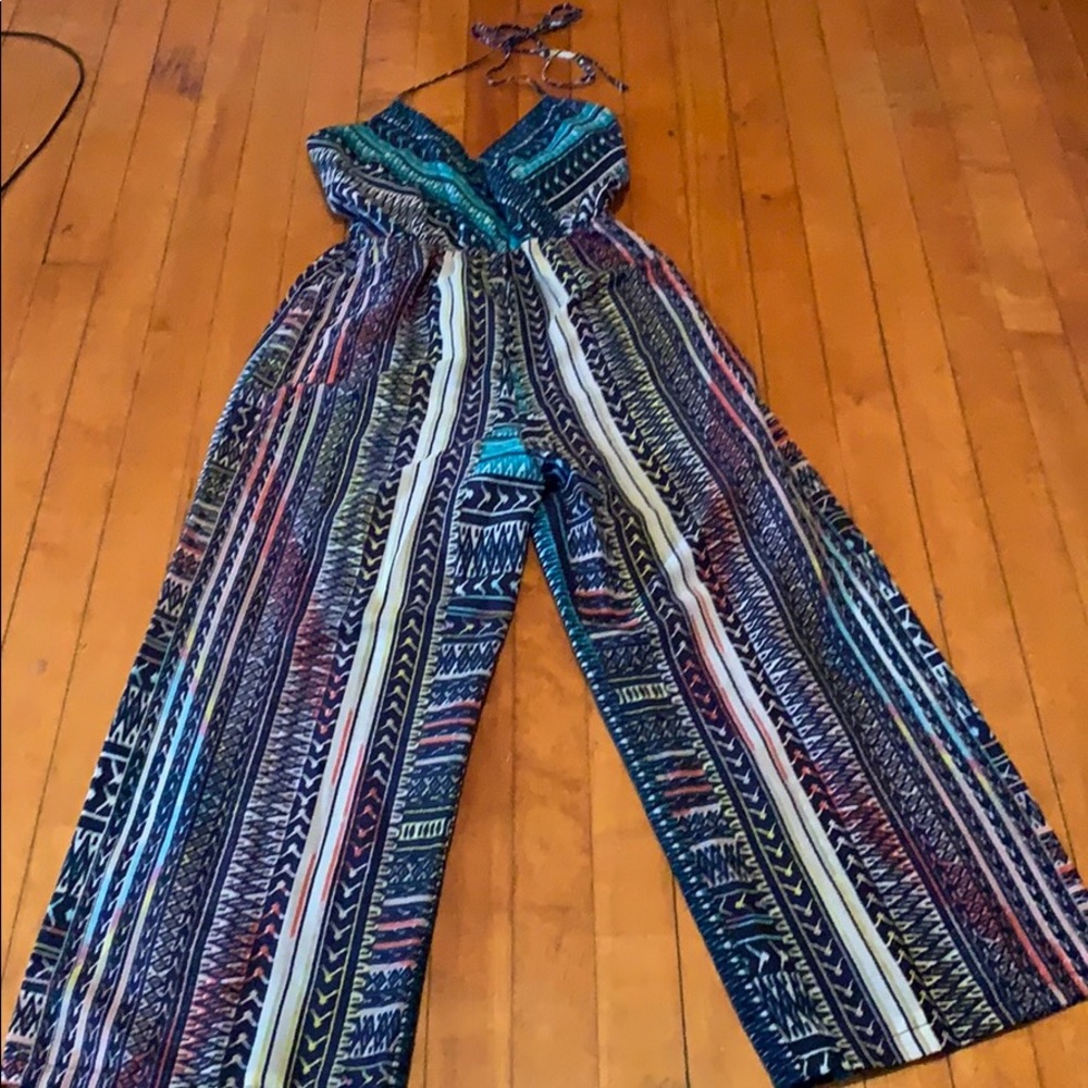 Long pant romper